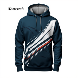 Pull à capuche léger décontracté et élégant pour hommes en mélange de coton doux pour l'hiver Streetwear-Durable Warm Wear XS Size - Product Image 5