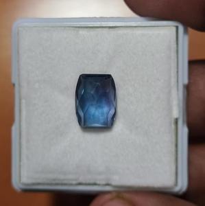 Pierre précieuse naturelle de forme coussin bleue pour la fabrication de bijoux en provenance d'Afghanistan - Product Image 3