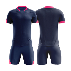 เสื้อฟุตบอลคุณภาพสูง 100% โพลีเอสเตอร์ ระบายอากาศได้ดี สำหรับฤดูร้อน ชุดฟุตบอลสั่งทำพิเศษจากโรงงาน สำหรับชุดกีฬา - Product Image 2