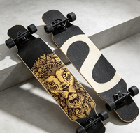 Longboard complet de 47 pouces à 9 couches en érable canadien, modèle Lion, pour débutants adultes