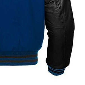 Vestes universitaires chaudes d'hiver en cuir PU avec manches brodées, style logo, fabricants pour les marques de vêtements, veste imperméable personnalisée - Product Image 4