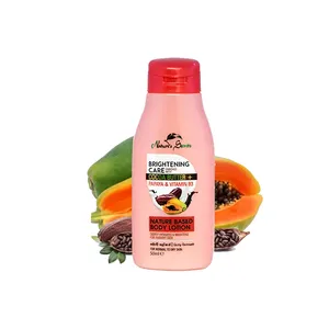 Loción corporal natural para el cuidado de la piel de la mejor calidad, loción corporal para el cuidado iluminador-Papaya