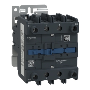 Contattore TeSys D SCHNEIDER ELECTRIC LP1D80008BD 4P (2 NO + 2 NC) AC-1 <= 440V 125A con Bobina 24V DC - Product Image 1