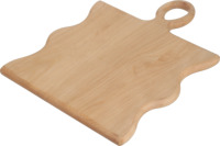 Planche à découper en bois OEM avec poignée en boucle |   Planche à servir et à découper en gros