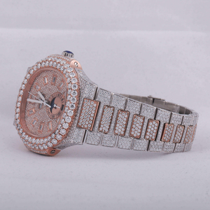 Exquisita colección de joyería fina para hombres Baguette Moissanite Diamond Relojes para cada ocasión - Product Image 2