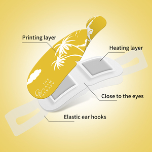 <span class=keywords><strong>Masque</strong></span> oculaire chauffant en coton parfumé à la camomille avec sangle élastique <span class=keywords><strong>pour</strong></span> hydrater les yeux, soulager la fatigue oculaire, <span class=keywords><strong>masque</strong></span> oculaire réutilisable - Product Image 5