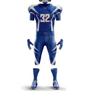 Uniforme de Fútbol Americano Personalizable de Estilo Único con Diseño de Manga Corta Transpirable de Talla Grande para Hombre - Product Image 2