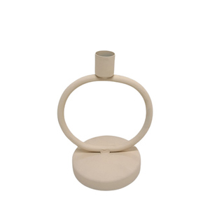 Soporte de vela decorativo de aluminio Color negro mate Soporte de vela creativo simple para boda y Decoración de mesa - Product Image 5