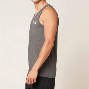 Ropa de gimnasio personalizada para hombres, camiseta sin mangas de punto transpirable, ropa deportiva informal para culturismo, camiseta sin mangas de Fitness para hombres - Product Image 5