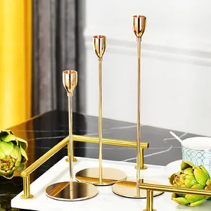 High Quality Handmade Hot Selling Candle Holder Home & <b>Office</b> Usable Luxury Wax Candle Votive Gold Plating Candle Mold - Product Image 3