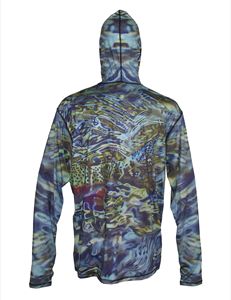Sudadera CON CAPUCHA DE PESCA UPF Sun Shield para hombre, jersey de manga larga que absorbe la humedad, estilo perfecto para deportes de pesca de agua dulce - Product Image 5