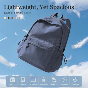 Sac à dos scolaire de voyage confortable avec compartiment pour ordinateur portable, matériau imperméable, fermeture éclair, design durable pour les activités quotidiennes - Product Image 3