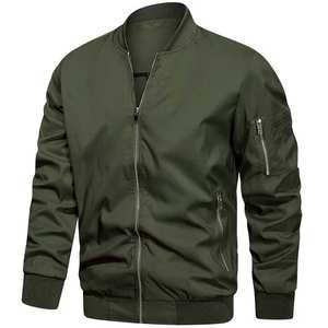 Nueva Llegada 2024 Chaqueta Bomber Personalizada para Hombre, Nueva Moda Transpirable, Talla Grande, Nuevo Estilo, Chaquetas Bomber para Hombre, Servicio OEM - Product Image 1