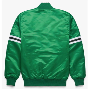 2025 nouvelle veste en Satin pour hommes Streetwear tenue décontracté avec Logo personnalisé meilleure vente motif solide Service OEM disponible - Product Image 4