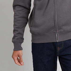 Sweat-shirt à coupe classique pour homme avec logo personnalisé simple, prix de gros / Sweat-shirt en molleton de haute qualité, design streetwear 2026 - Product Image 2