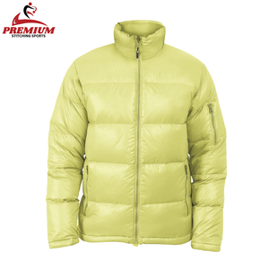 Vêtements d'hiver basiques pour hommes, veste de couette chaude avec capuche, veste bouffante-fermeture à glissière d'approvisionnement OEM - Product Image 4