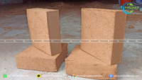 Bloc de tourbe de coco compressée de haute qualité 5 kg pour pépinière et jardin Utilisation de fibres de coco naturelles Média de culture