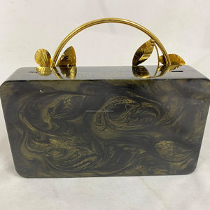 กระเป๋าคลัทช์ทำด้วยมือสำหรับผู้หญิงกระเป๋าคลัทช์ทำด้วยมืออะคริลิคสำหรับงานปาร์ตี้งานแต่งงานและงานแฟชั่นตามสั่ง - Product Image 1