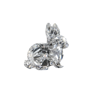 Diamant synthétique cultivé en laboratoire HPHT CVD de qualité DEF VVS VS, taille lapin, certifié IGI GIA, 4,0 carats, vente en gros - Product Image 1