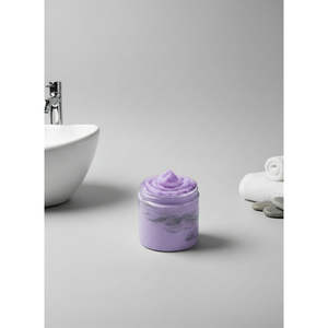 Jabón Exfoliante Artesanal de Amatista Negra para Piel Grasa, Anti-Acné, Aclarante, con Fragancia a Algas Marinas, Ingrediente Principal: Manteca de Karité - Product Image 1