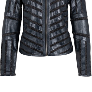 Chaquetas de cuero de vaca genuina totalmente personalizadas para hombres hechas en Sialkot Pakistán precio bajo barato - Product Image 3