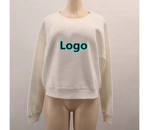 Sudaderas Personalizadas para Mujer, Cuello Redondo, Poliéster/Algodón, Secado Rápido, Transpirables, Tallas Grandes XS, con Logotipo Bordado para Invierno - Product Image 3