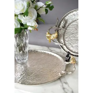 Bandejas de Metal de Diseño Único para Fiestas de Bodas y Eventos, Cubiertos Grandes para Fiestas, Disponibles a los Mejores Precios - Product Image 6