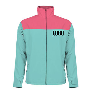เสื้อแจ็กเก็ตกันน้ำผ้าแคนวาสสีล้วนสำหรับผู้ชายเสื้อผ้ากลางแจ้งลำลองสำหรับฤดูหนาวฤดูใบไม้ร่วงโลโก้ออกแบบได้ตามต้องการ - Product Image 5