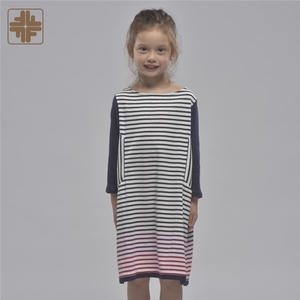 Vestidos de Algodón Estampado para Niñas, Fabricación ODM en Taiwán, Ecológicos, Transpirables, Manga Larga, Hasta la Rodilla - Product Image 5