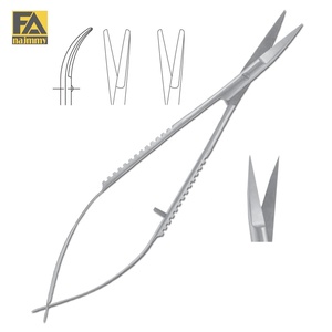 Ciseaux chirurgicaux droits à bout arrondi, manuels, en acier inoxydable, pour la chirurgie générale, certifiés CE ISO13485, instruments de haute qualité - Product Image 1