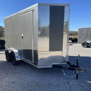 NEW Aluminum livestock <b>trailer</b> with aluminum fixed roof 2700kg - 5.25m2 heavy duty aluminum livestock <b>trailer</b> NEW Aluminum lives - Product Image 1