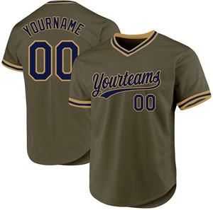 Maillot de baseball rétro - 100% polyester, imprimé par transfert thermique, motif 3D, nom et numéro cousus, respirant, col en V, unisexe, adulte - Product Image 2