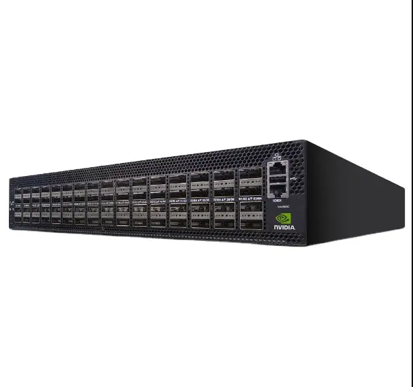 New in Stock for NVIDIA Mellanox MSN4700-WS2RO Spectrum-3 Based 400GbE 1U Open 32x400GbE Network Switch Fiber Optic Ethernet Gig