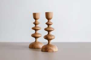 Bougeoir à la mode 2025 vente chaude décor à la maison bougeoir Table bougeoir en bois photophore mariage décor articles meilleur prix - Product Image 2