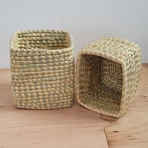 Accesorios decorativos para jardín, macetas grandes, algas marinas naturales, maceta hecha a mano, cesta para decoración al aire libre - Product Image 4