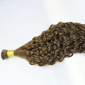 SHY I Tip Virgin European Hair Extensions Machine Double Trame Droite Brun Blonde 1 g/pcs Toutes Les Couleurs Convient Salon - Product Image 1