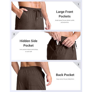 Wholesale High Quality Men's Casual Corduroy Sweatpants with Pockets Custom Logo 100% Cotton <b>Waterproof</b> Eco-Friendly Breathable - Product Image 5