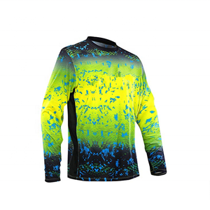 เสื้อตกปลาแขนยาวมีฮู้ดสำหรับผู้ชาย,เสื้อสวมตกปลาแบบกำหนดเอง Uv พิมพ์โลโก้ดิจิตอลเสื้อตกปลา - Product Image 1