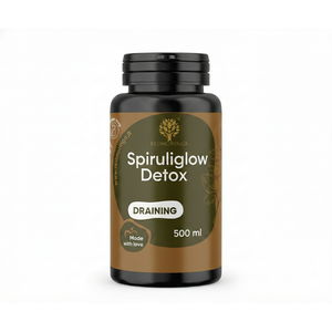 Suplemento Dietético Detox Spiruliglow 500ml OEM Marca Privada Efectos Drenantes y Detoxificantes Hecho en Italia Perlas Yoni RedMoringa - Product Image 1