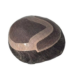 วิกผมแท้ Taz Hair BD แบบลอนธรรมชาติ 100% ผมแท้ Remy ของจีน พร้อมฐานลูกไม้ด้านหน้าและฐาน Mono - Product Image 1