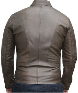 Chaqueta de invierno estilo callejero para hombre, diseño personalizado, piel de vaca de alta calidad, cuero teñido, impermeable y transpirable, recién llegado - Product Image 4