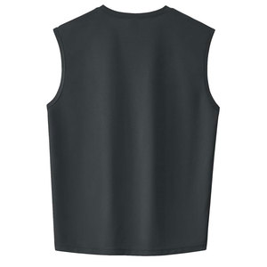 Débardeur sans manches personnalisé pour hommes chemise de fitness d'été en coton respirant oem avec impression de logo pour une utilisation de vêtements de sport de marque privée - Product Image 2
