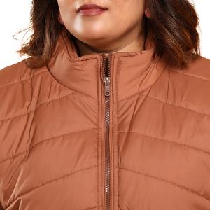 Veste bomber pour femme à manches longues, nouvelle et élégante, en coton rembourré avec doublure en nylon, taille adulte, vente chaude - Product Image 3