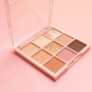 Ver Imagen Más Grande Añadir a la Comparación Compartir Paleta de Sombras de Ojos Vegana Resistente al Agua, Polvo Prensado Mate Brillante, Logotipo Personalizado, Marca Privada, 9 Colores - Product Image 2