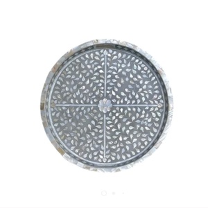 Plateau de service rond fait à la main incrustation de résine d'os de haute qualité pour la décoration de la maison de cuisine pour le stockage à Dubaï Arabie Saoudite - Product Image 6