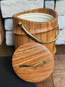 Moderno Cubo de Hielo de Madera para Exhibición, Hospitalidad y Regalos, Diseño Elegante para Mesa, para Eventos de Bar en Casa y Decoración Premium - Product Image 6