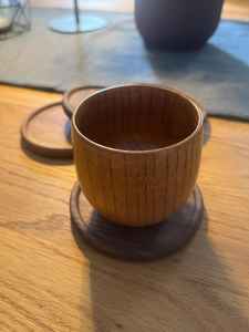 Venta caliente única taza de cuerno de búfalo hecha a mano diseño elegante material sostenible de alta calidad duradero de la India - Product Image 6