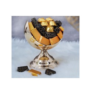 Cuenco de Chocolate de tendencia, nuevo estilo, cuencos de postre, exhibición de Metal decorativa, plato de caramelo, acabado de Color dorado para vajilla de mesa - Product Image 6