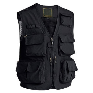 เสื้อกั๊กสะท้อนแสง Hi-viz แขนกุดมีโลโก้ปรับแต่งได้ดีไซน์ทันสมัย - Product Image 1