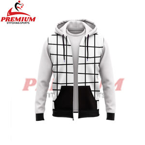 Sudadera con Capucha y Cremallera Sublimada, Sudadera Deportiva Unisex con Cremallera - Product Image 3